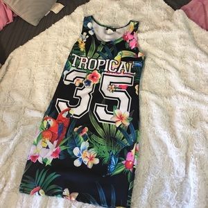 Floral Fitted Summer Dress